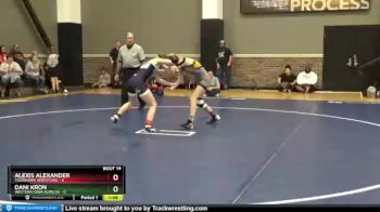 106 lbs Round 5 (6 Team) - Dani Kron, Western Iowa Alpacas vs Alexis Alexander, TigerHawk Wrestling