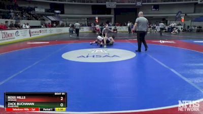 1A-4A 170 Quarterfinal - Zack Buchanan, Ranburne vs Ross Mills, Deshler