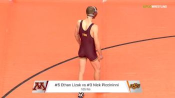 125 lbs Dual - Ethan Lizak, Minnestoa vs Nick Piccininni, Okst