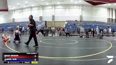 182 lbs Cons. Round 4 - Gabriel Gair, MI vs Brady Benson, MI