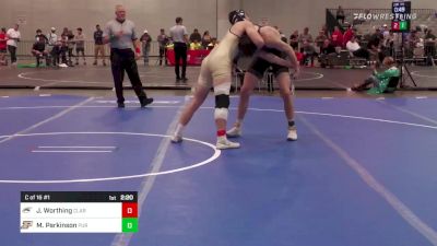 174 lbs C Of 16 #1 - John Worthing, Clarion vs Macartney Parkinson, Purdue