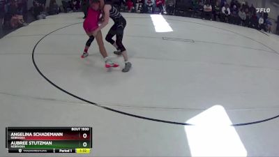 103 lbs Round 3 - Angelina Schademann, Nebraska vs Aubree Stutzman, Nebraska