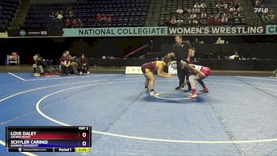 170 lbs Cons. Round 4 - Schyler Caringi, Gannon University vs Love Daley, Sacred Heart