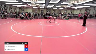 120 lbs Round Of 32 - Myles Grossman, Pa vs Henry Gessford, Md