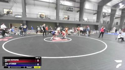 132 lbs 5th Place Match - Noah Koyama, WA vs Tas Storer, CA