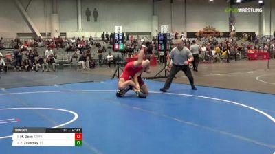 184 lbs Quarterfinal - Max Dean, Cornell University vs Zack Zavatsky, Virginia Tech