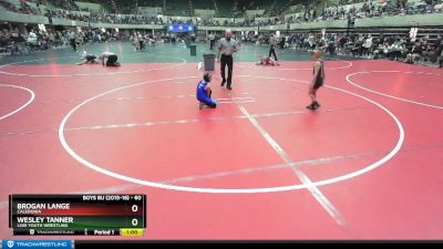 60 lbs Cons. Round 2 - Brogan Lange, Caledonia vs Wesley Tanner, Lodi Youth Wrestling