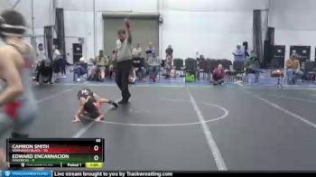 68 lbs Round 5 (8 Team) - Camron Smith, Warhawks Black vs Edward Encarnacion, Mavericks