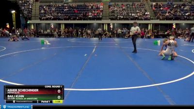 130 lbs Cons. Round 1 - Baili Kuhn, Victory School Of Wrestling vs Asher Schechinger, Moyer Elite