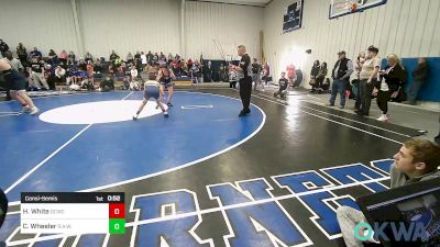 96 lbs Consolation - Hunter White, Dark Cloud Wrestling Club vs Channing Wheeler, R.A.W.