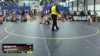 105 lbs Round 2 (6 Team) - Braddock King, Lowell WC vs Jackson Bassett, Missouri Gold