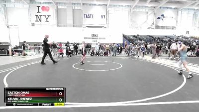 93 lbs Quarterfinal - Kelvin Jimenez, GPS Wrestling Club vs Easton Omas, LeRoy Wrestling