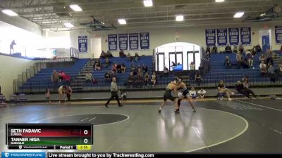 125 lbs Round 1 - Tanner Higa, Dubuque vs Seth Padavic, Eureka