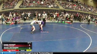 93 lbs Cons. Round 2 - Gaige Stewart, Southern Utah Elite vs Riggin Crittenden, South Summit Wrestling