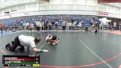 77 lbs Champ. Round 2 - Lucas Pipito, Delta Wrestling Club Inc. vs Tuckett Waters, Utah