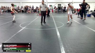 92 lbs Round 1 (4 Team) - Elijah Castanon, Team Gotcha - 1 vs Logan Ardinger, Terps Xpress