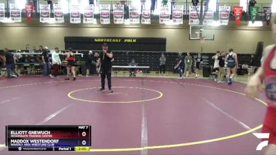 100 lbs Round 2 - Elliott Gnewuch, McDominate Training Center vs Maddox Westendorf, Waverly Area Wrestling Club