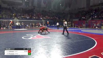 174 lbs Semifinal - Josef Johnson, Harvard vs Forrest Przybysz, Appalachian State