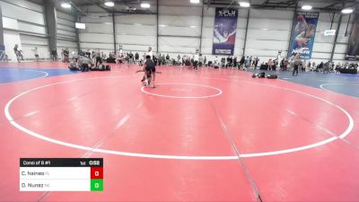 112 lbs Consi Of 8 #1 - Cameron Haines, FL vs Dylan Nunez, NC