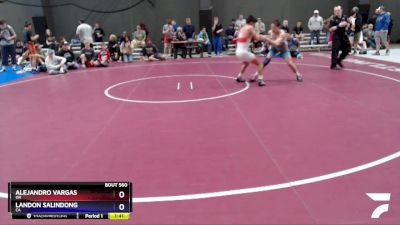 113 lbs Champ. Round 2 - Alejandro Vargas, OR vs Landon Salindong, CA