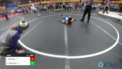 62 lbs Rr Rnd 3 - Layla Kellogg, Smith Wrestling Academy vs Hazel Masquas, Tecumseh Youth Wrestling