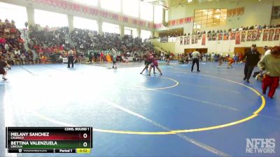 191 Girls Cons. Round 1 - Bettina Valenzuela, Lincoln vs Melany Sanchez, Calexico