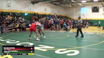 165 lbs Cons. Round 4 - Malachi Howell, VERMILION vs Blake Nickel, OAK HARBOR