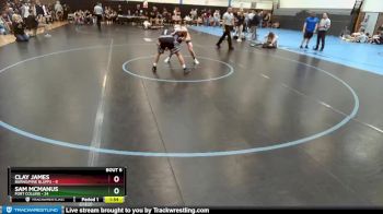 152 lbs Round 2 (10 Team) - Sam McManus, Fort Collins vs Clay James, Burns/Pine Bluffs