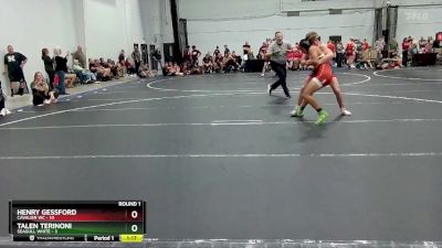 120 lbs Round 1 (8 Team) - Henry Gessford, Cavalier WC vs Talen Terinoni, Seagull White