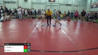 114 lbs Final - Jack Snyder, Ohio Gold 24K vs Brennan Kline, Pit Crew