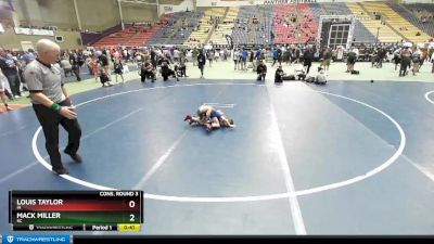 53 lbs Cons. Round 3 - Louis Taylor, IA vs Mack Miller, SC