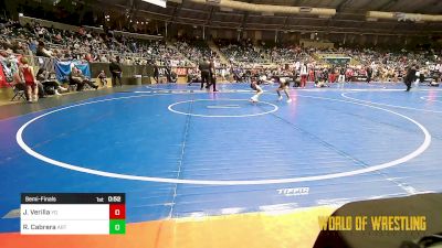 67 lbs Semifinal - Josiah Verilla, Young Guns vs Rodolfo Jose Cabrera, Art In Motion Wrestling