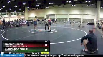 120 lbs Round 8 (10 Team) - Alexandra Roche, Griffin Fang vs Maddie Marsh, Charlie`s Angels-IL Pink