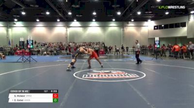 184 lbs Consi of 16 #2 - Seth Mcleod, Oregon State University vs Dylan Gabel, Northern Colorado