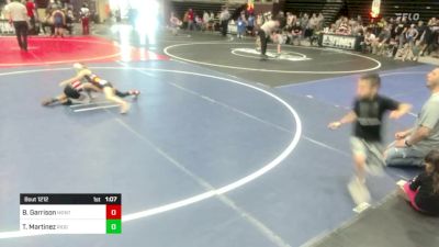 53 lbs Rr Rnd 2 - Baylor Garrison, Montrose Elite vs Timmy Martinez, Ridge WC