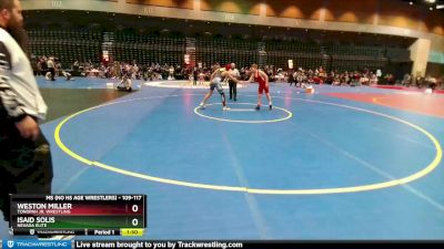 109-117 lbs Round 3 - Isaid Solis, Nevada Elite vs Weston Miller, Tonopah Jr. Wrestling