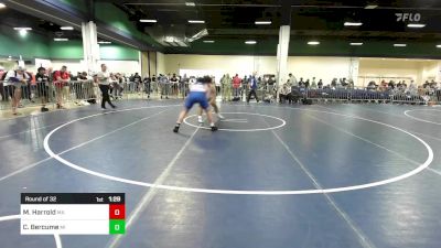 215 lbs Round Of 32 - Matt Harrold, MA vs Connor Bercume, MI