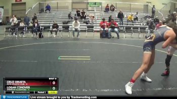 90 lbs Round 3 (4 Team) - Cruz Orueta, Elite Athletic Club vs Logan Conover, American Gladiators