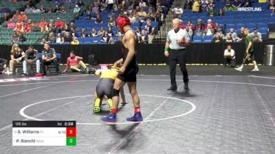 125 lbs Round of 16 - Sean Williams, Fresno State vs Paul Bianchi, North Dakota State