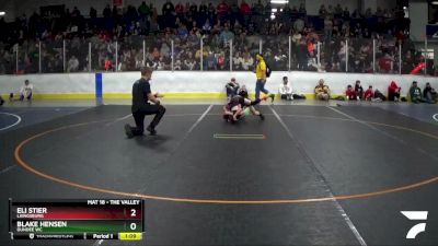 70 lbs Cons. Round 5 - Blake Hensen, Dundee WC vs Eli Stier, Laingsburg