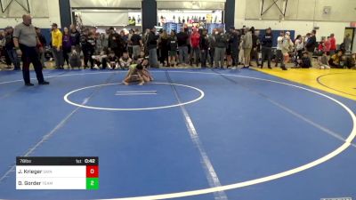 78 lbs Consy 1 - John Krieger, Saint Paris Graham vs Dominic Gorder, Team Donahoe