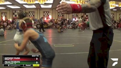 78 lbs Champ. Round 2 - Micah Mcgrath, Smitty`s Barn vs Anthony Plesh, Motion