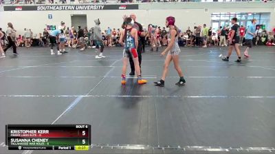 80 lbs Round 3 (4 Team) - Susanna Cheney, Tallahassee War Noles vs Kristopher Kerr, Finger Lakes Elite