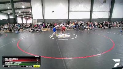 182 lbs Cons. Round 3 - Asa Knutson, Unattached vs Jackson Lougen, Camas Wrestling Club