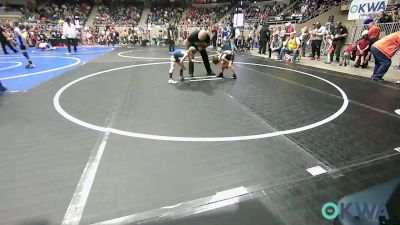 49 lbs Round Of 32 - Coleman Baker, Tecumseh Takedown Club vs Tatum Hawkins, Noble Takedown Club