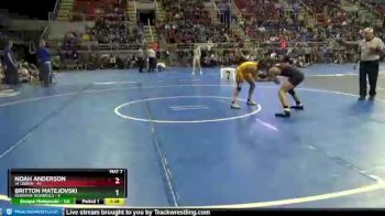 120 lbs Round 1 - Noah Anderson, #1 Lisbon vs Britton Matejovski, Kenmare-Bowbells