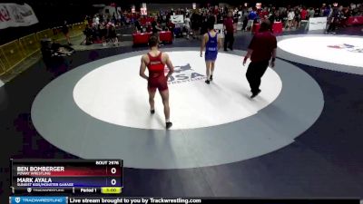 195 lbs 1st Place Match - Ben Bomberger, Poway Wrestling vs Mark Ayala, Sunkist Kids/Monster Garage