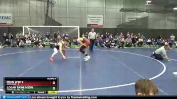 160 lbs Round 3 (6 Team) - Logan Rawlinson, Tennessee Red vs Ryan Wirtz, Iowa Blue
