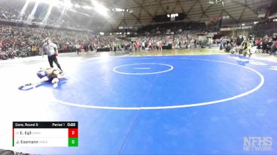 3A 145 lbs Cons. Round 5 - Ezekiel Egli, Oak Harbor vs Jackson Esemann, Kent Meridian