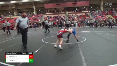 90 lbs Champ. Round 1 - Landon Pate, Winfield Youth Wrestling Club vs Quinton Smith, Kingman County Wrestling Club